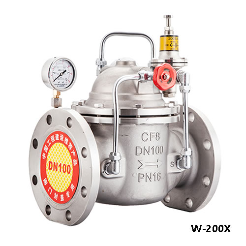 不锈钢可调式减压阀 W-200X-16/25P